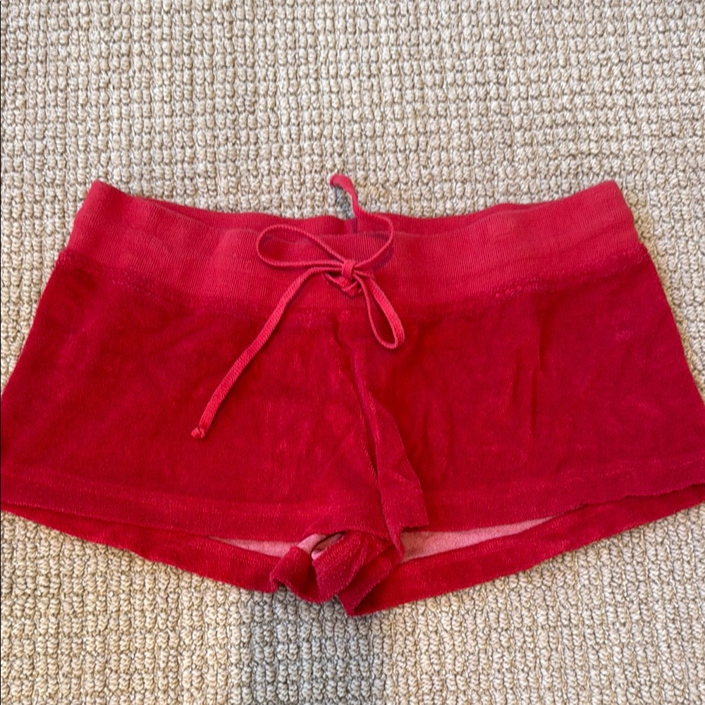 Hard Tail Terry Cloth Drawstring Shorts